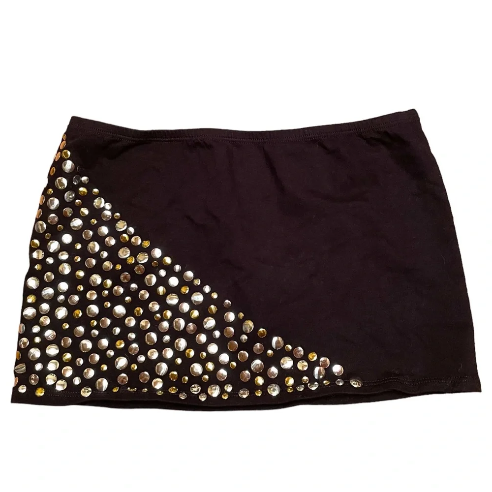 Sugar High Love Stoned Original Studded mini Skirt - Picture 1 of 7
